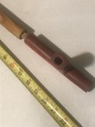 Vintage Peace Pipe Pipestone  Mn Catlinite-hand Carved Calumet-seasons 24 Inches