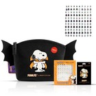 New Bat Profusion Cosmetics X Peanuts Snoopy Cosmetic Bag With Limited Ed  Pin