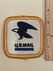 Vintage U s  Mail Embroidered Patch Sew On Iron United States Usa Nos