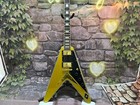Free Shipping Us Flying V Electric Guitar Soild Mahogany Body Gold Hardware