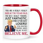 50th Birthday Gifts For Women  Trump Great 50 Year Old Mug  50th Birthday 
