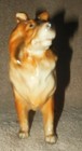 Vintage Japan  Ceramic Collie Dog Figurine Nice 