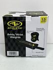 Athletic Works Ankle Wrist Weights 1 5 Lb Each New In Box Nib Exercise Weight