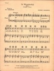 1927 George Gershwin Broadway Sheet Music  s Wonderful Fred Astaire In Smarty