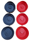 Tervis Tumbler Travel Lid s With Slider Genuine 16oz  Black And Red  6 Pack