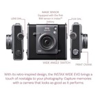Fujifilm Instax Wide Evo Hybrid Instant Camera W  2 Packs Instax Film