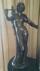 Solid Bronze Statue Vintage - Antique Made In France