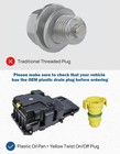Oil Drain Plug Compatible With 2015-2024 F150 2 7l 5 0l Raptor Mustang  2021-202