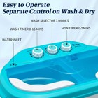 Portable Washing Machine 10lbs  Compact Mini Washer And Dryer Combo