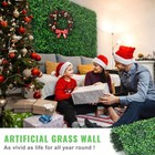 12pcs 20x20  Artificial Boxwood Wall Hedge Mat Plant Panels Outdoor Grass Fence