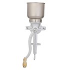 Corn Mill Grinder Manual Wheat Grain Big Hopper Grinder Kitchen Tool Silver