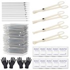 Body Piercing Kit - 43pcs Professional Piercing Tool Kit With 12g 14g 16g 18g   
