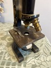 Antique Bausch   Lomb Brass Microscope     Early 1900s Vintage