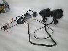 Kuryakyn Satin Black Road Thunder Speaker Pods For Motorcycle 1  Bars