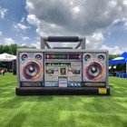 Inflatable Boom Box Bounce House Jumping Bouncy Castle Moon Walk Bounce House