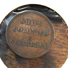 1835 Prince Edward Island Ships Colonies Commerce Token Nice Fine Dets  Chrc