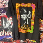 Vintage 1996 Bob Marley Jamaica Graphic T-shirt Black Single Stitch Reggae Large