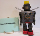 Vtg Tin Robot 1960 s Horikawa Sh Fighting Space Man For Parts Or Restoration