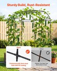 Vevor Cucumber Trellis U-shape Wide Top Arch For Vines 71 26x64 96x82 68 In
