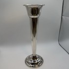 Vtg Gorham Ep Silverplate Trumpet Bud Vase 6 5  Weighted Base Yc 3055