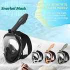 Underwater Diving Anti-fog Full-face Snorkeling Mask  Snorkel Breathing Mask New