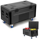 Utility Cable Trunk Road Case With Wheels  44  X 22  X 24  Ata Rolling Road Case