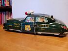 Vintage 1949 Marx  Tin Litho Wind Up Dick Tracy  1 Police Squad Car