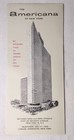 Vtg 1960s Americana Of New York 50 Story Hotel Color Graphics Brochure
