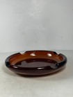 Vintage Mcm Root Beer Glass Waffle Diamond Bottom Large Ashtray 8 In 