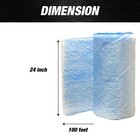 Lauco       premium Paint Spray Booth Exhaust Filter Roll - 24 Inches X 100 Feet