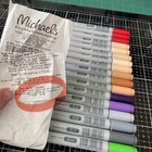 Copic Ciao Markers Set Of 17 Brand New Gray Red Purple  Green Skin Tones
