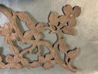Cast Iron Flower Vine Ornate Antique Wall Architectural Decor