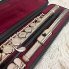 Yamaha Yfl-221sii Silver Plated Flute E-mechanism Tested Working W  Case