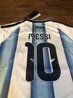 Selecci  n De Argentina Soccer Jersey Size S 6-7 Years For Kids Messi 2026 New