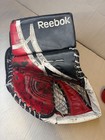 Reebok 7000 Jr Junior Ice Hockey Goalie Catch Glove Trapper White Red Black