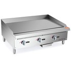 36  Commercial Gas Countertop Griddle Manual Control Grill For Restaurant Ng Lpg