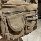 Men s Canvas Messenger Bag Laptop Shoulder Satchel Crossbody School Bag - Khaki