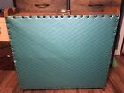 Vintage Large Portable Wood Foldin Sewing Spool Thread Cabinet Organizer 51x9x24