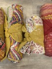 Wholesale Lot Kantha Quilt Indian Vintage Reversible Twin Handmade Blanket 2 Pc