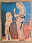 Rare Vtg 1978 Led Zeppelin Versus Kiss Rock Mania Music Magazine Excellent Color