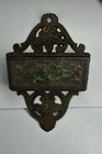 2 Vintage Wilton Cast Iron Matchbook Key Holders Catchall Metal Country Farm