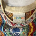 Vintage Animal And Aztec Print Coogi Multicolor 100  Sweater Men   s Size L