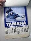1980 1981 Vintage Yamaha Snowmobile Calendar
