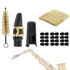 Alto Saxophone Mouthpiece Kit  Sax Mouthpiece Kit With Cap   Metal Ligature     