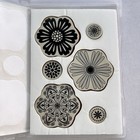 Stampin    Up  Rubber Unmounted Cling Stamps Mixed Bunch Set Of 6