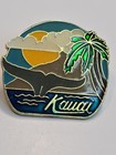 Kauai Hawaii Souvenir Lapel Pin Whale Tail   Palm Tree 