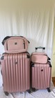 New Travelers Club Midtown Hardside 4-piece Luggage Travel Set Rose Gold