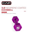 Neoprene Coated 5 Pound Dumbbell Pair Hand Weight Fitness Exercise Home Gym