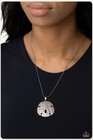 Seize The Sand Dollar Pink Necklace With Earrings Great For Beach Or Anytime New