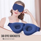 Travel 3d Eye Mask Sleep Soft Padded Shade Cover Rest Relax Blindfold Heg